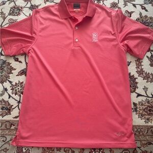 Greg Norman Collection Coral Stripe Polo